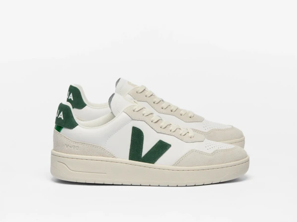 Veja Damen Schuhe V-90 O.T. Leather Extra-White Cyprus