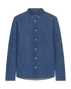 Stanley&Stella Herren Hemd Stanley Denim Mid Wash