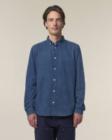 Stanley&Stella Herren Hemd Stanley Denim Mid Wash