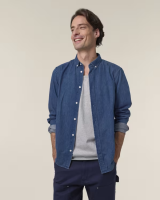 Stanley&Stella Herren Hemd Stanley Denim Mid Wash