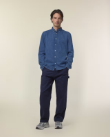 Stanley&Stella Herren Hemd Stanley Denim Mid Wash