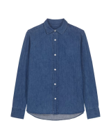 Stanley&Stella Damen Hemdbluse Stella Denim mid wash