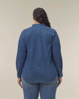 Stanley&Stella Damen Hemdbluse Stella Denim mid wash