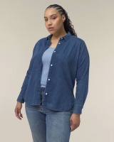 Stanley&Stella Damen Hemdbluse Stella Denim mid wash