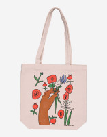 Olow Tote Bag TOTO Poppies off white