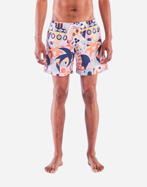 Olow Herren Swim Shorts Guanacaste mehrfarbig