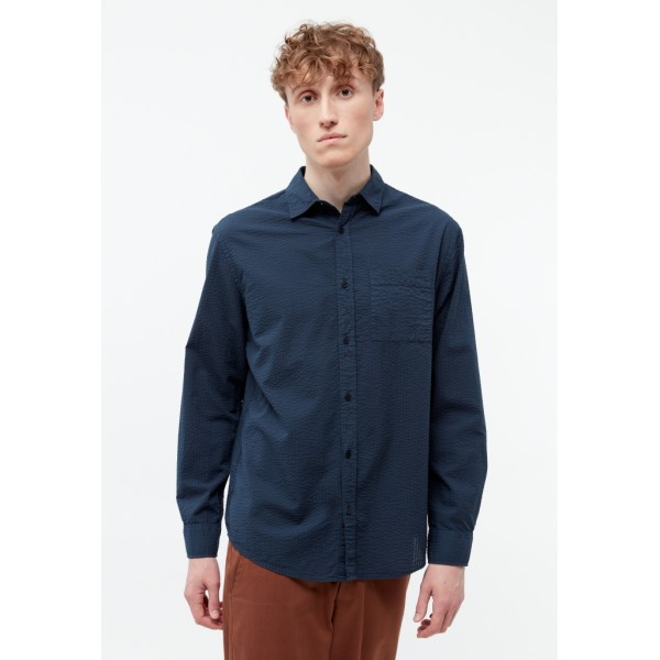 Givn Herren Hemd GB-Yuval midnight blue structured