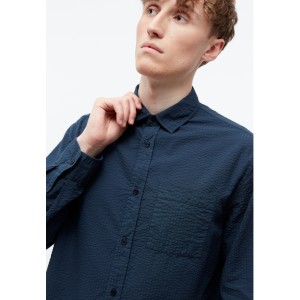 Givn Herren Hemd GB-Yuval midnight blue structured