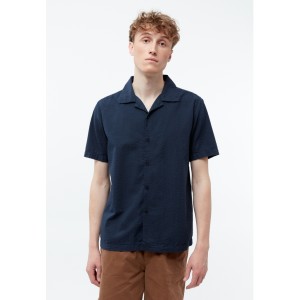 Givn Herren Hemd GB-Barik midnight blue structured