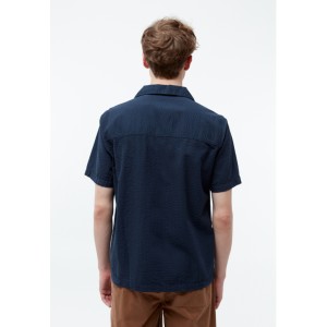 Givn Herren Hemd GB-Barik midnight blue structured