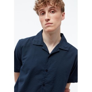 Givn Herren Hemd GB-Barik midnight blue structured