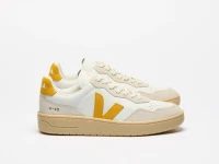 Veja Damen Schuhe V-90 O.T. Leather Extra-White Toscane Natural