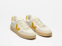 Veja Damen Schuhe V-90 O.T. Leather Extra-White Toscane Natural