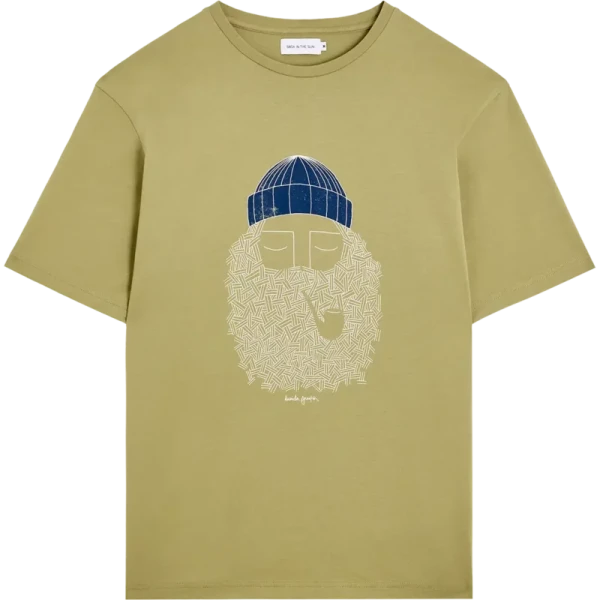 Bask in the Sun Unisex T-Shirt Smoking Pipe lichen