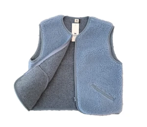 Alwero UNISEX Woll Weste POS icy blue