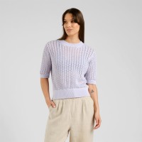 Dedicated Damen T-Shirt Flen Crochet Thistle Purple