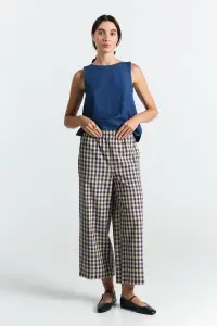 Suite 13 Damen Hose Santa grey check