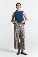 Suite 13 Damen Hose Santa grey check