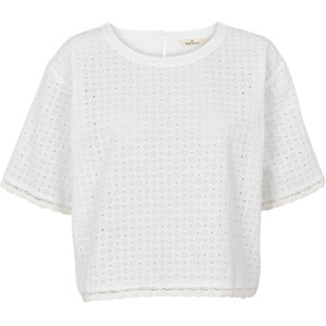 Basic Apparel Damen T-Shirt Adie Crop Tee Bright White
