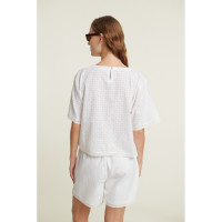 Basic Apparel Damen T-Shirt Adie Crop Tee Bright White