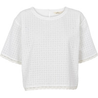 Basic Apparel Damen T-Shirt Adie Crop Tee Bright White