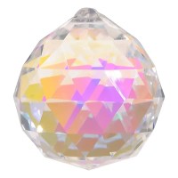 Phoenix Import Regenbogen-Kristalle Kugel Perlmutt dunkel - AAA Qualität - 4cm