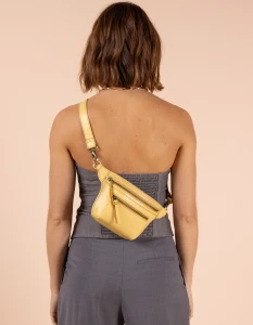 O My Bag Gürteltasche Becks Bum Bag Butter Yellow Classic Leather