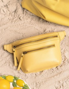 O My Bag Gürteltasche Becks Bum Bag Butter Yellow Classic Leather