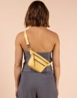 O My Bag Gürteltasche Becks Bum Bag Butter Yellow Classic Leather