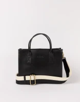 O My bag Damen Handtasche Jackie Midi Classic Leather Black