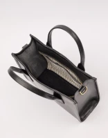 O My bag Damen Handtasche Jackie Midi Classic Leather Black