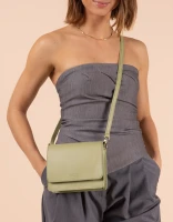 O My Bag Handtasche Audrey Mini classic leather tea green