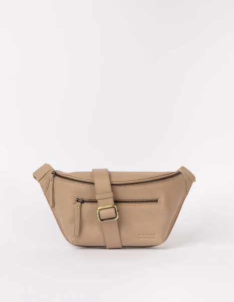 O My Bag Gürteltasche Drew Bum Bag Soft Grain Leather Sand