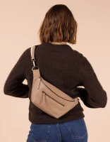 O My Bag Gürteltasche Drew Bum Bag Soft Grain Leather Sand