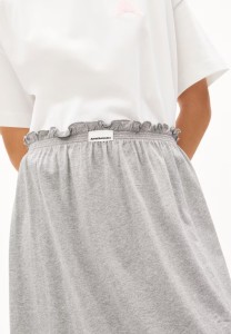 Armedangels Damen Rock Merlaa silver melange