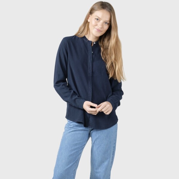 Klitmoller Collective Damen Bluse Simone navy