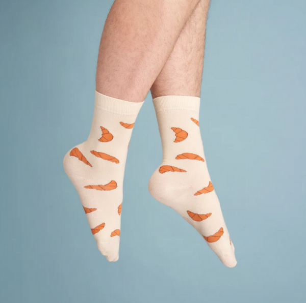 Coucou Suzette Unisex Socken Croissant