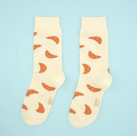 Coucou Suzette Unisex Socken Croissant