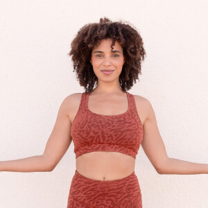 Jaya Damen Bustier Gloria leopard cinnamon