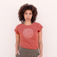 Jaya Damen T-Shirt Om cinnamon