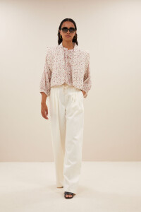 by bar Damen Jacke / Weste Isla little flower print