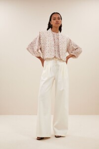 by bar Damen Jacke / Weste Isla little flower print
