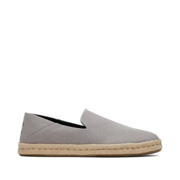 Toms Herren Schuhe Santiago recycled cotton canvas drizzle grey