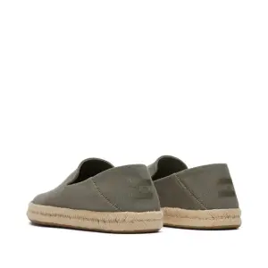 Toms Herren Schuhe Santiago recycled cotton canvas Vetiver grey
