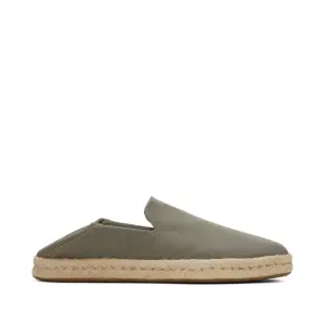 Toms Herren Schuhe Santiago recycled cotton canvas Vetiver grey