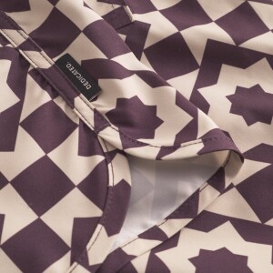 Dedicated Herren Swim Shorts Sandhamn Mosaic Star Plum Purple