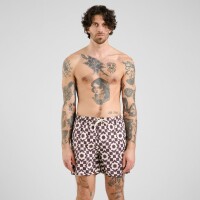 Dedicated Herren Swim Shorts Sandhamn Mosaic Star Plum Purple