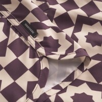 Dedicated Herren Swim Shorts Sandhamn Mosaic Star Plum Purple