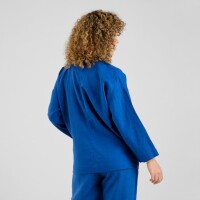 Dedicated Damen Blazer Tanto Linen Limoges Blue