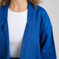 Dedicated Damen Blazer Tanto Linen Limoges Blue